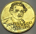 2 zł złote 1999 Juliusz Słowacki