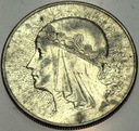 10 zł złotych 1932 Głowa kobiety Polonia SREBRO