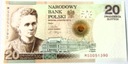 2011 20 zł złotych Maria Skłodowska-Curie