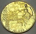 2 zł złote 1998 Skłodowska Polon i rad