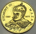 2 zł złote 1998 Zygmunt III Waza