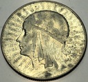 5 zł złotych 1933 Głowa kobiety Polonia SREBRO