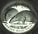 20 zł złotych 2011 Borsuk