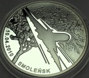 20 zł złotych 2011 Smoleńsk Samolot
