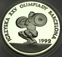 200000 zł złotych 1991 Barcelona ciężary