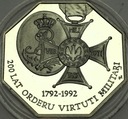 50000 zł złotych 1992 Virtuti Militari 200 lat