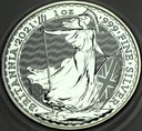 Anglia 2 Funty 2021 Britannia SREBRO UNCJA
