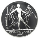 Seszele 25 rupii 1993 Barcelona 1992 SREBRO