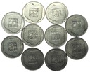 LOT 10 x 200 zł 1974 XXX lat PRL INWESTYCJA SREBRO