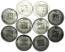 LOT 10 x 200 zł 1974 XXX lat PRL INWESTYCJA SREBRO