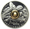 10 zł złotych 2008 Pekin KULA SREBRO