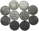 LOT 10 x 200 zł 1974 XXX lat PRL INWESTYCJA SREBRO
