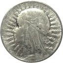 5 zł złotych 1933 Głowa kobiety Polonia SREBRO