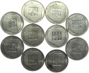 LOT zestaw 10 x 200 zł 1974 XXX lat PRL INWESTYCJA SREBRO
