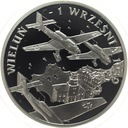 10 zł złotych 2009 Wieluń 1 Września 1939 SREBRO