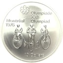 Kanada 10 Dolarów SREBRO 1974 Montreal Kolarstwo SREBRO