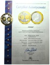 Wspólna Waluta Euro Estonia SREBRO Ag999 40mm