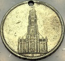 Niemcy 5 Marek Mark 1934 Wieża Kościół SREBRO