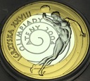 10 zł złotych 2004 Olimpiada Igrzyska Ateny dyskobol PLATEROWANA AU SREBRO
