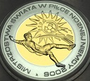 10 zł złotych 2006 Niemcy MŚ PLATEROWANA AU SREBRO