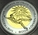 10 zł złotych 2006 Niemcy MŚ PLATEROWANA AU SREBRO