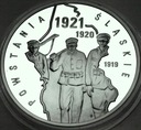 10 zł złotych 2011 Powstania Śląskie SREBRO