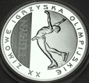 10 zł złotych 2006 Turyn Igrzyska Łyżwiarstwo SREBRO