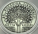 20 zł złotych 2009, Getto 65 rocznica likwidacji Getta w Łodzi SREBRO
