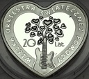 10 zł złotych 2012 WOŚP SERCE SREBRO