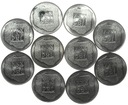 LOT zestaw 10 x 200 zł 1974 XXX lat PRL INWESTYCJA SREBRO