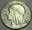10 zł złotych 1932 Głowa kobiety Polonia SREBRO
