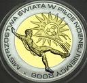 10 zł złotych 2006 Niemcy MŚ PLATEROWANA AU SREBRO