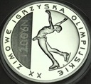 10 zł złotych 2006 Turyn Igrzyska Olimpiada Łyżwiarstwo SREBRO