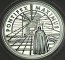 10 zł złotych 2002 Jan Paweł II Pontifex Maximus SREBRO
