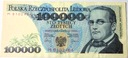 1990 100000 zł złotych Moniuszko seria M