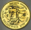 2 zł złote 1998 Adam Mickiewicz