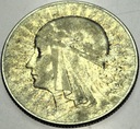 5 zł złotych 1934 Głowa kobiety Polonia SREBRO