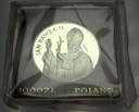 PRÓBA 1000 zł złotych 1982 Jan Paweł II folia SREBRO