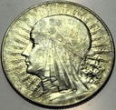 5 zł złotych 1933 Głowa Kobiety Polonia SREBRO