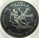 200000 zł złotych 1991 Albertville Olimpiada 1992 SREBRO