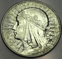 10 zł złotych 1932 Głowa kobiety Polonia SREBRO