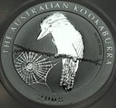 Australia 1 dolar 2008 Kookaburra Kukabura uncja 1 oz SREBRO