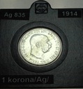 Austria 1 korona 1914 Franciszek Józef SREBRO