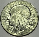 5 zł złotych 1933 Głowa Kobiety Polonia SREBRO