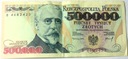 1993 500000 zł złotych Sienkiewicz seria B