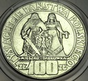 100 zł złotych 1966 Mieszko Dąbrówka Tysiąclecie Państwa Polskiego SREBRO