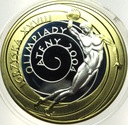 10 zł złotych 2004 Ateny Igrzyska dyskobol platerowana złotem SREBRO