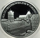 20 zł złotych 2007 Toruń Miasto Średniowieczne w Toruniu SREBRO