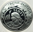 10 zł złotych 2004 1 zł 1924 Żniwiarka Dzieje Złotego SREBRO