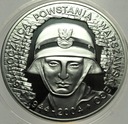 10 zł złotych 2004 Powstanie Warszawskie 1944 SREBRO